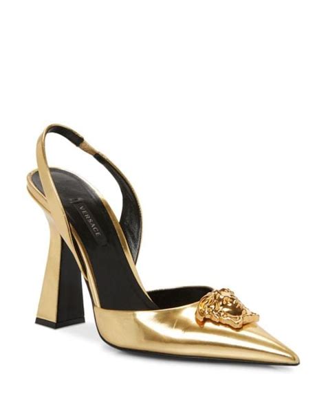 versace shoes 2021 heels|Versace women slingback shoes.